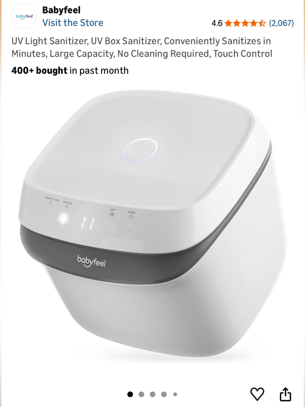 UV Light Sanitizer - New In Box